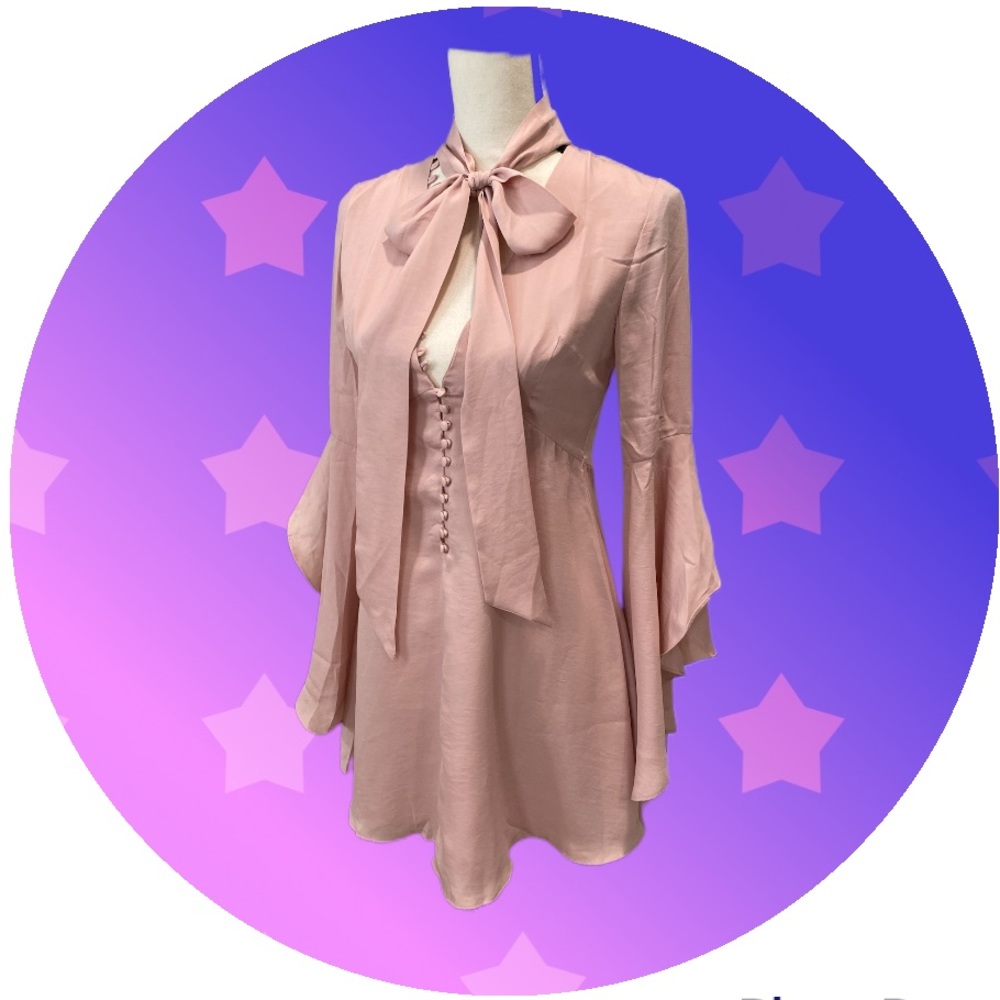 Blush pink all occasion dress by Honeypunch